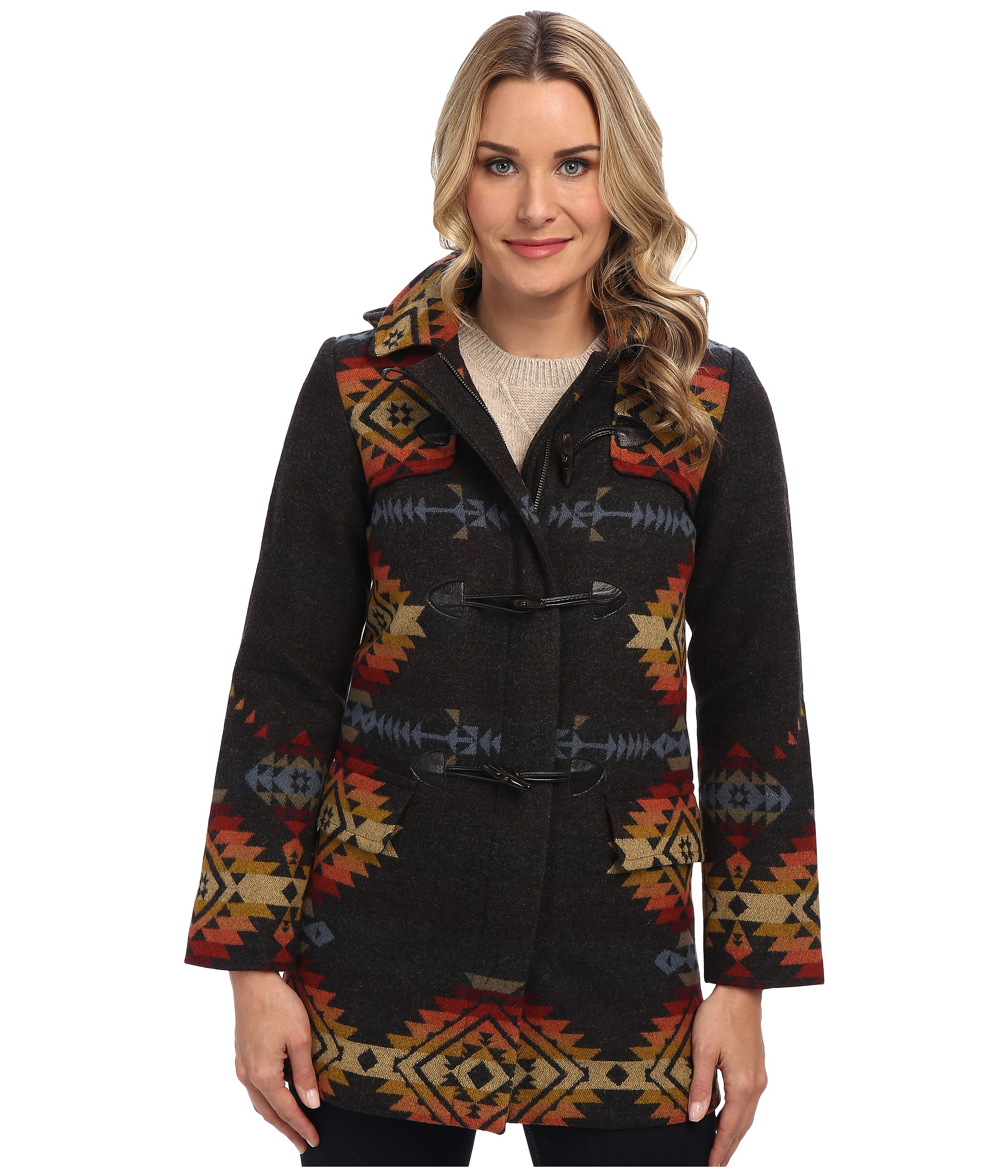Pendleton Tillamook Toggle Coat in Black Lyst