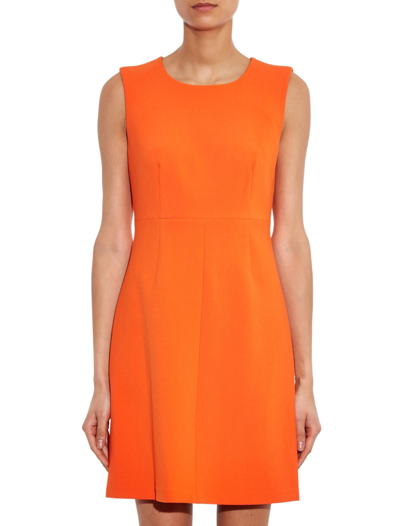 diane von furstenberg orange dress