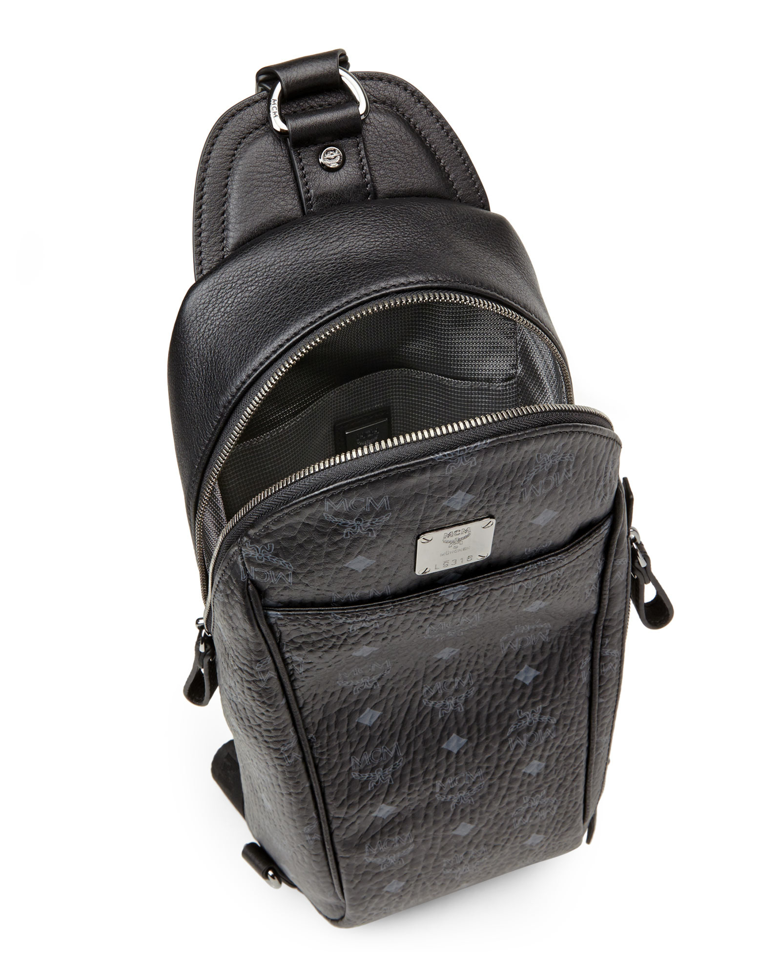 mcm men sling bag