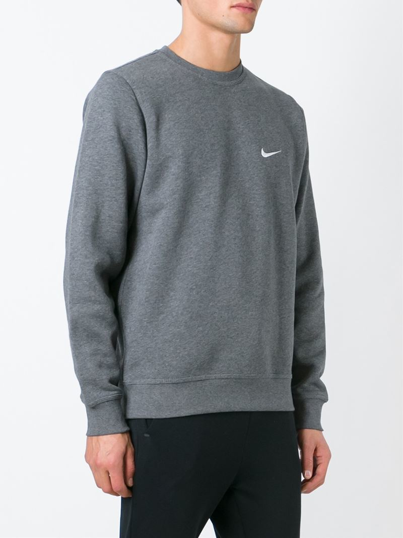 Nike 'club Crew' Sweatshirt in Gray for Men (GREY) | Lyst