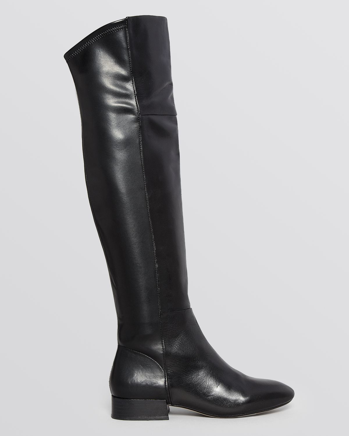flat pointed toe over the knee boots