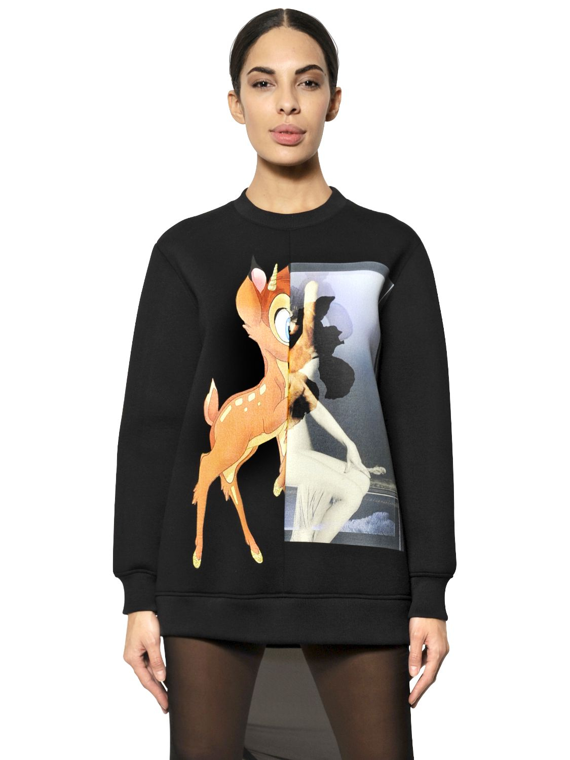 Givenchy Bambi Print Sweatshirt in Black | Lyst