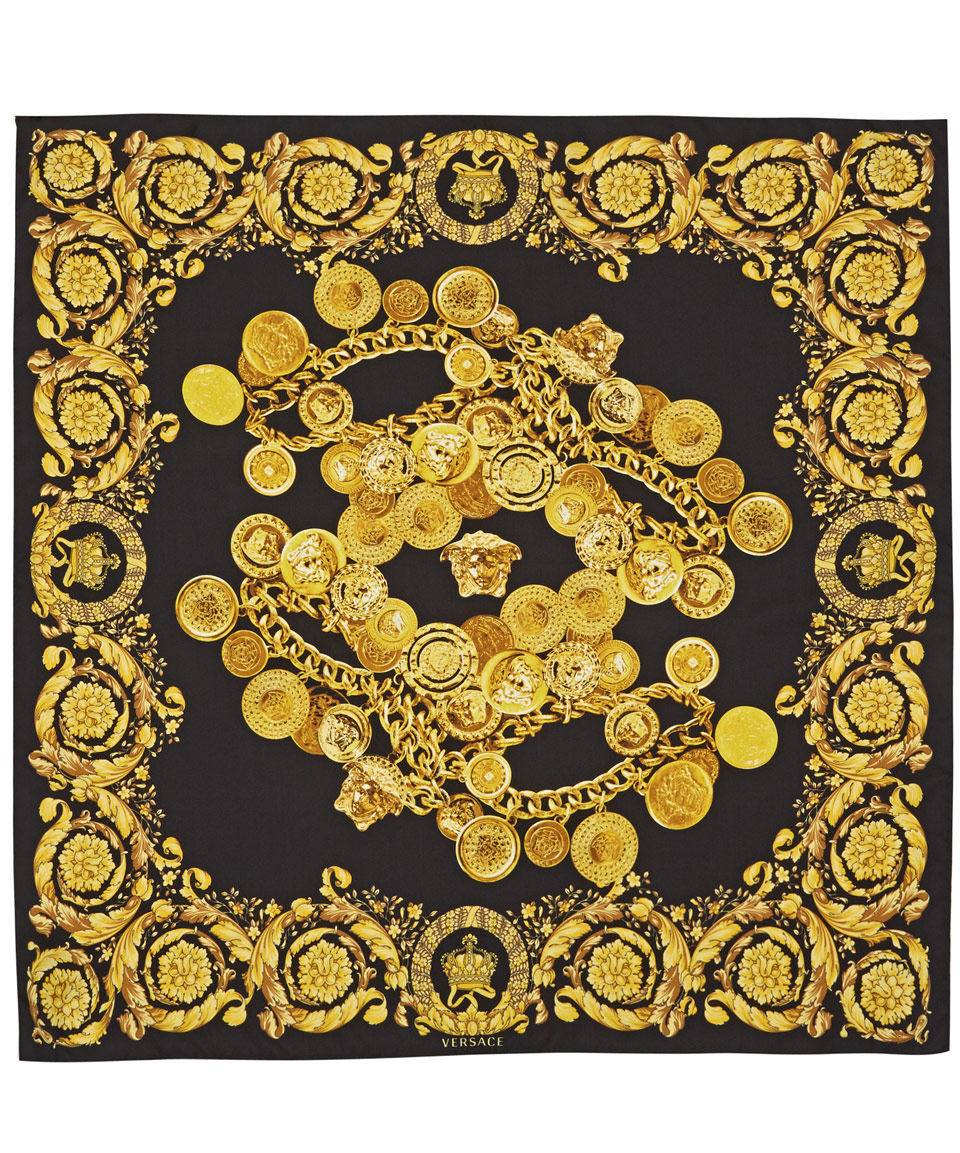 versace chain scarf