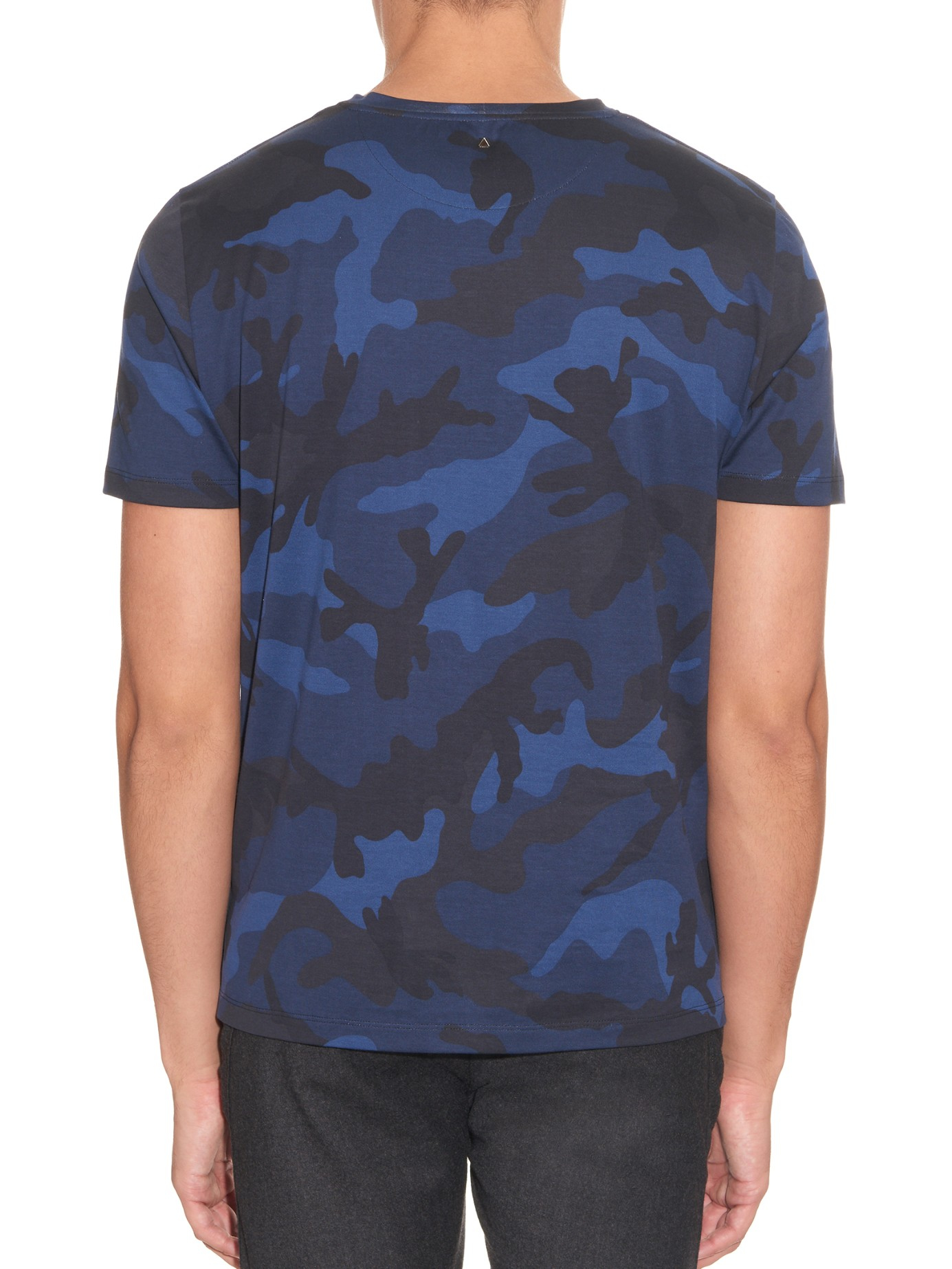 Valentino Camouflage-Print Cotton 