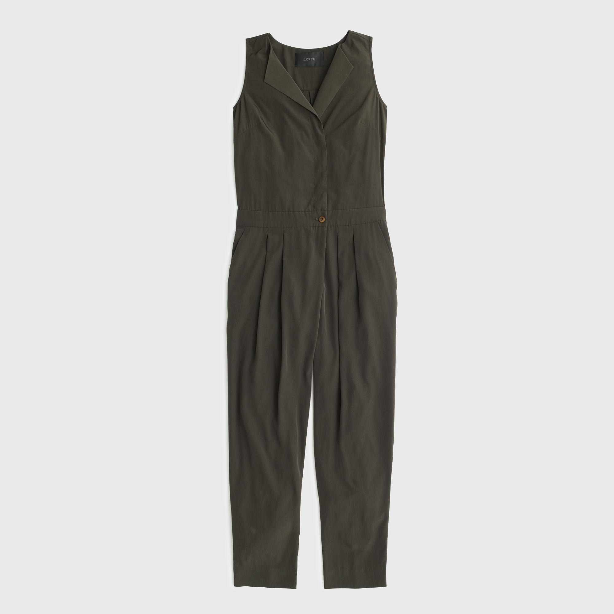 j crew green jumpsuit