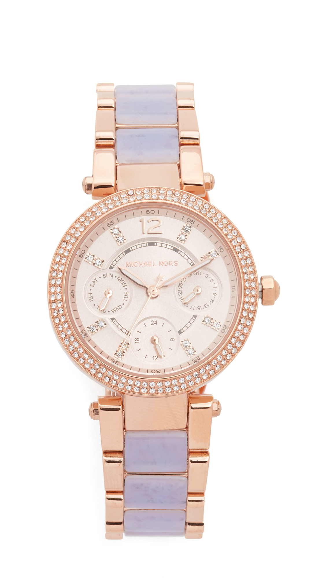 michael kors women's purple watch
