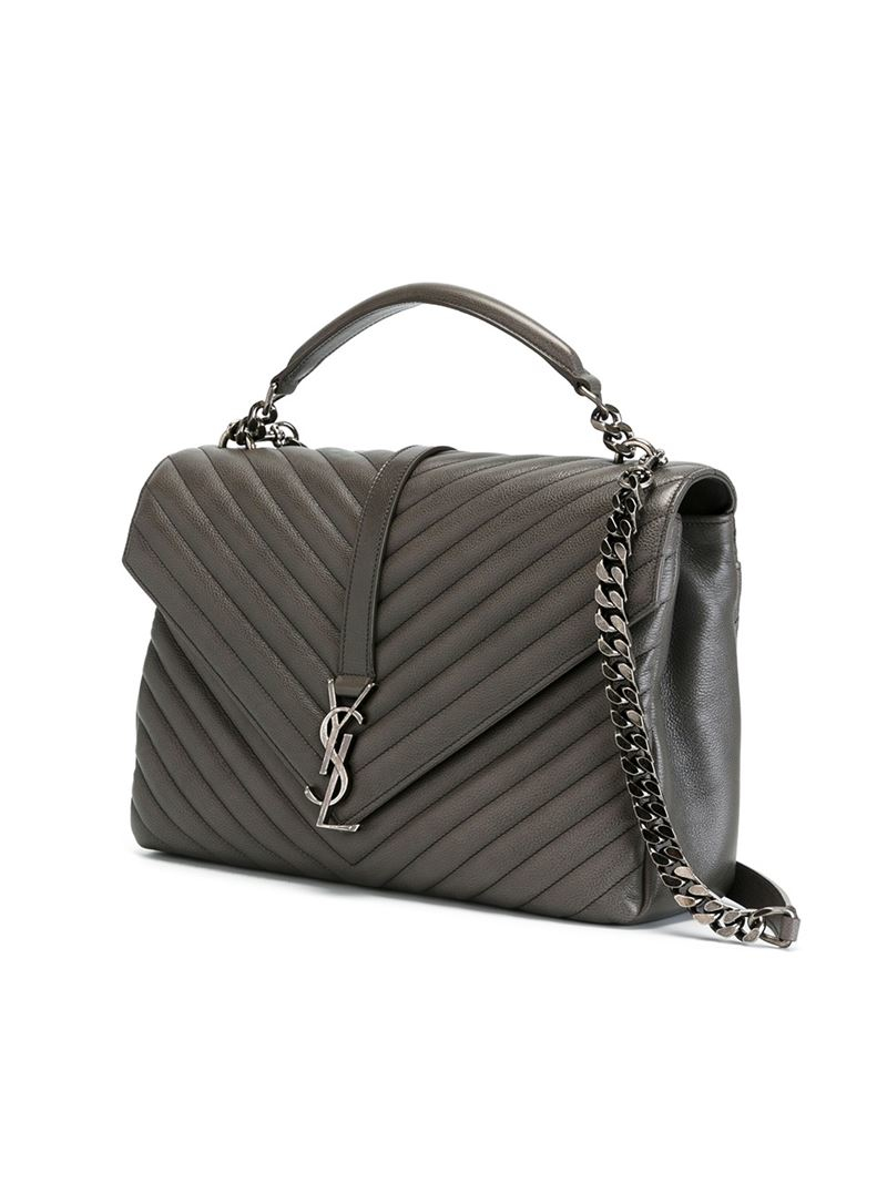 yves saint laurent bag grey