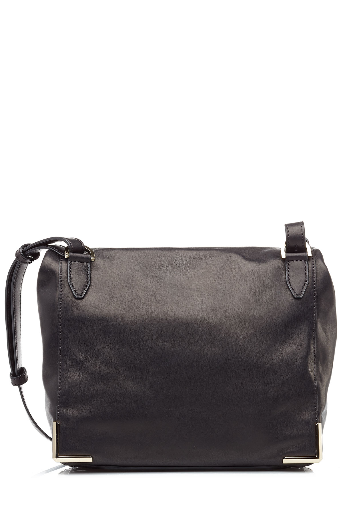 Lyst - Alexander Wang Leather Lunch Bag Tote - Black in Black