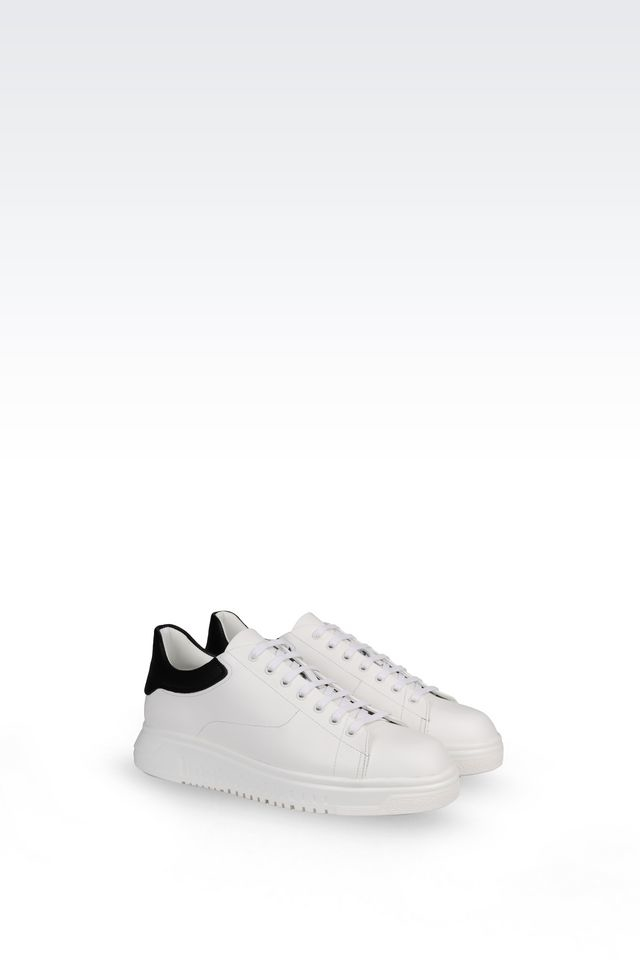 armani white sneakers