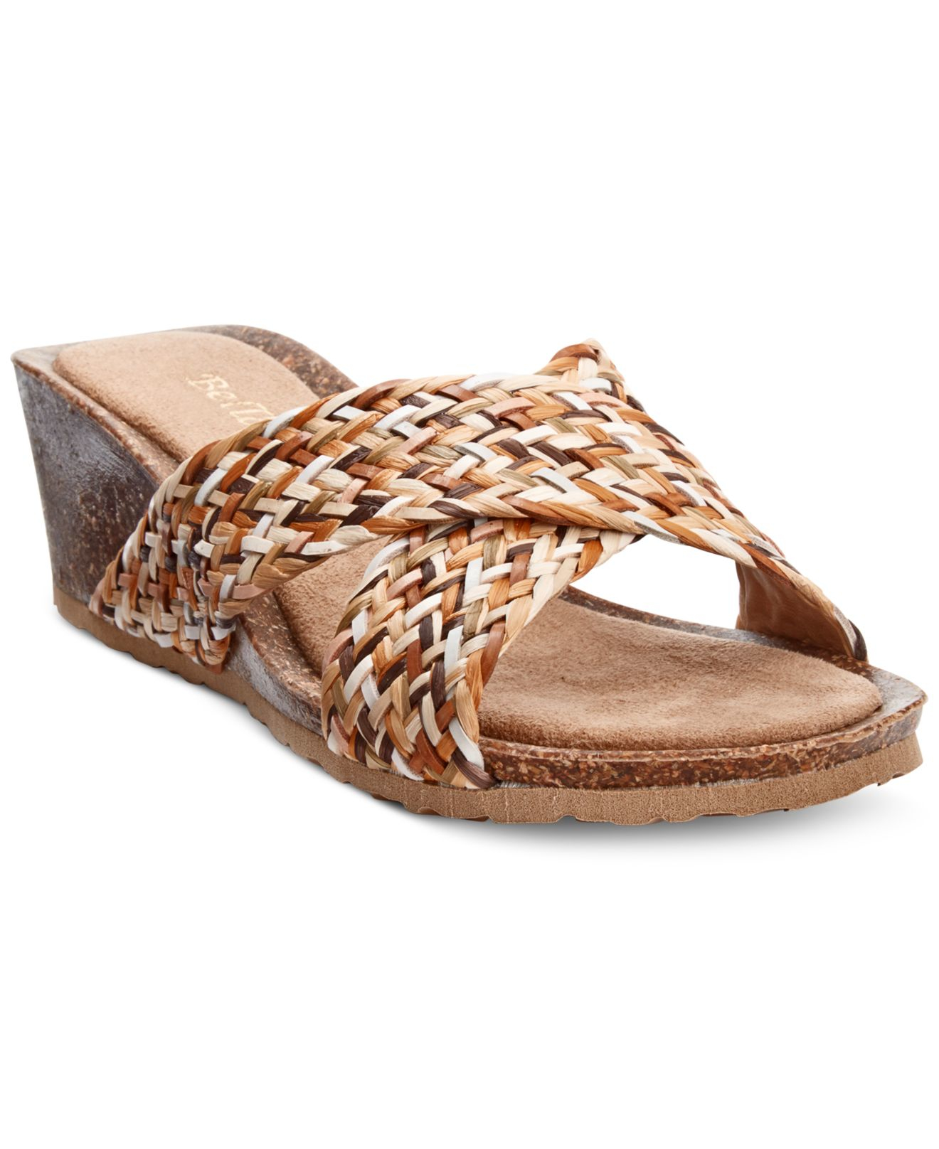 bella vita pavia wedge sandals in beige natural save bella vita pavia wedge sandals in beige natural save