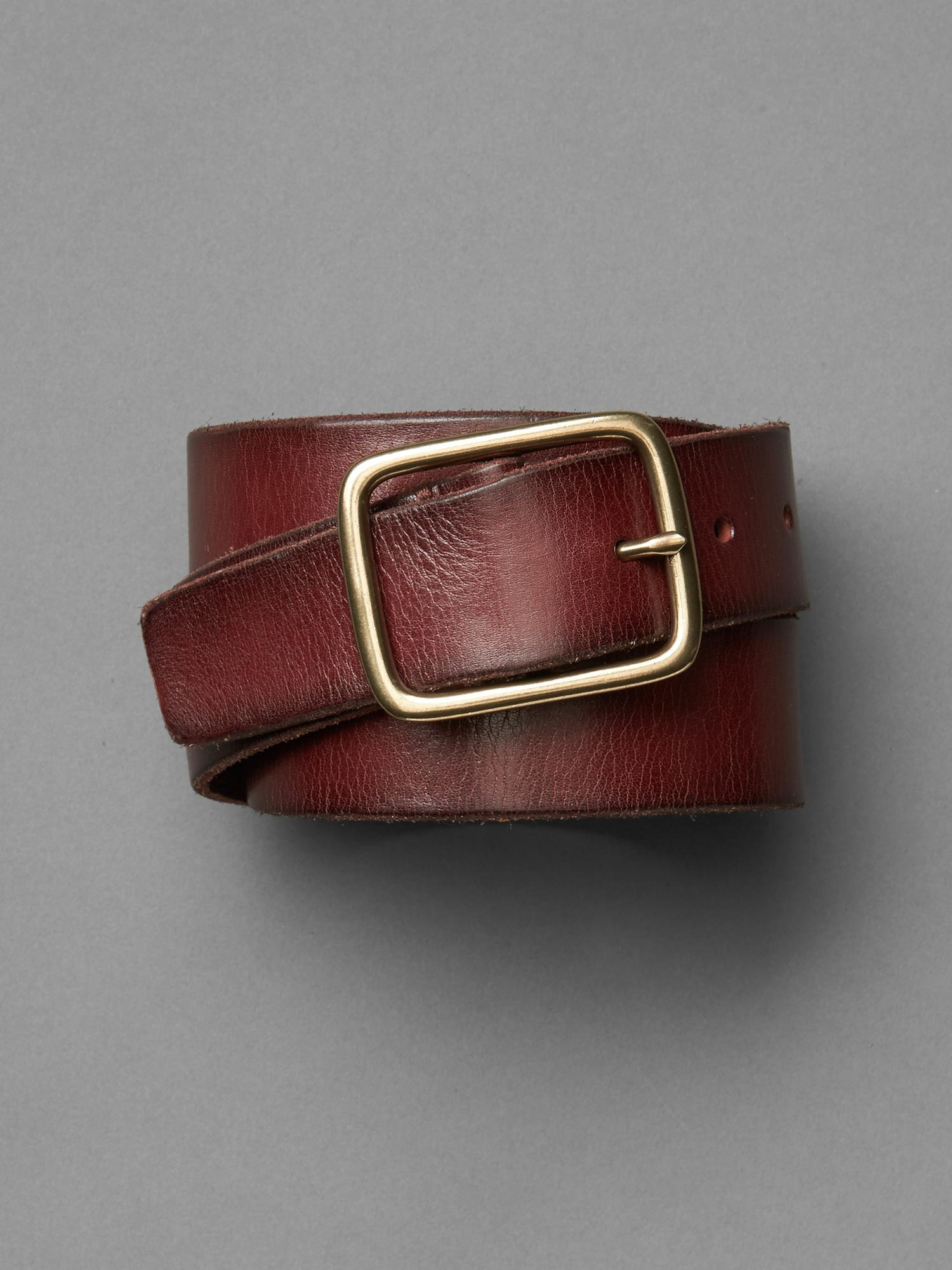 Gap Rugged Leather Belt in Brown for Men Lyst