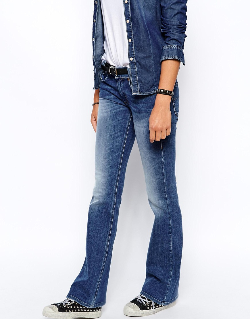 diesel louvboot bootcut jeans