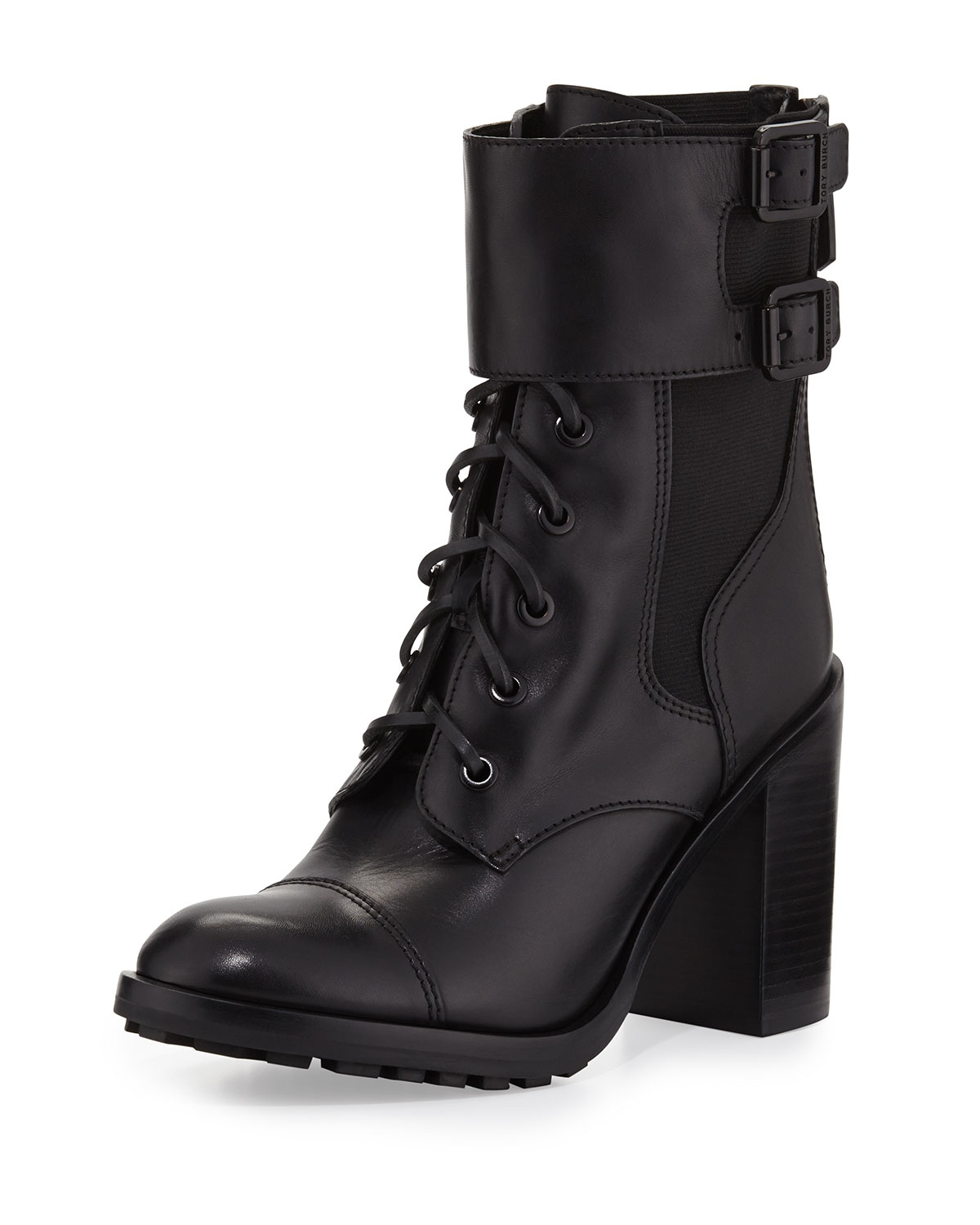 tory burch t hardware combat boot