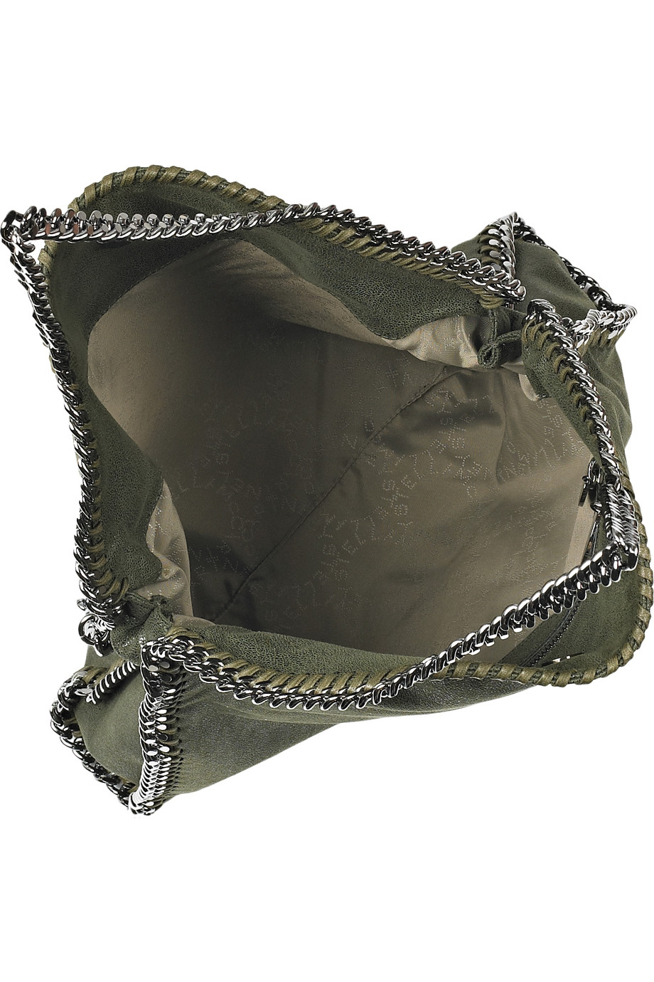 Stella McCartney Falabella Small Chain-trimmed Bag in Green