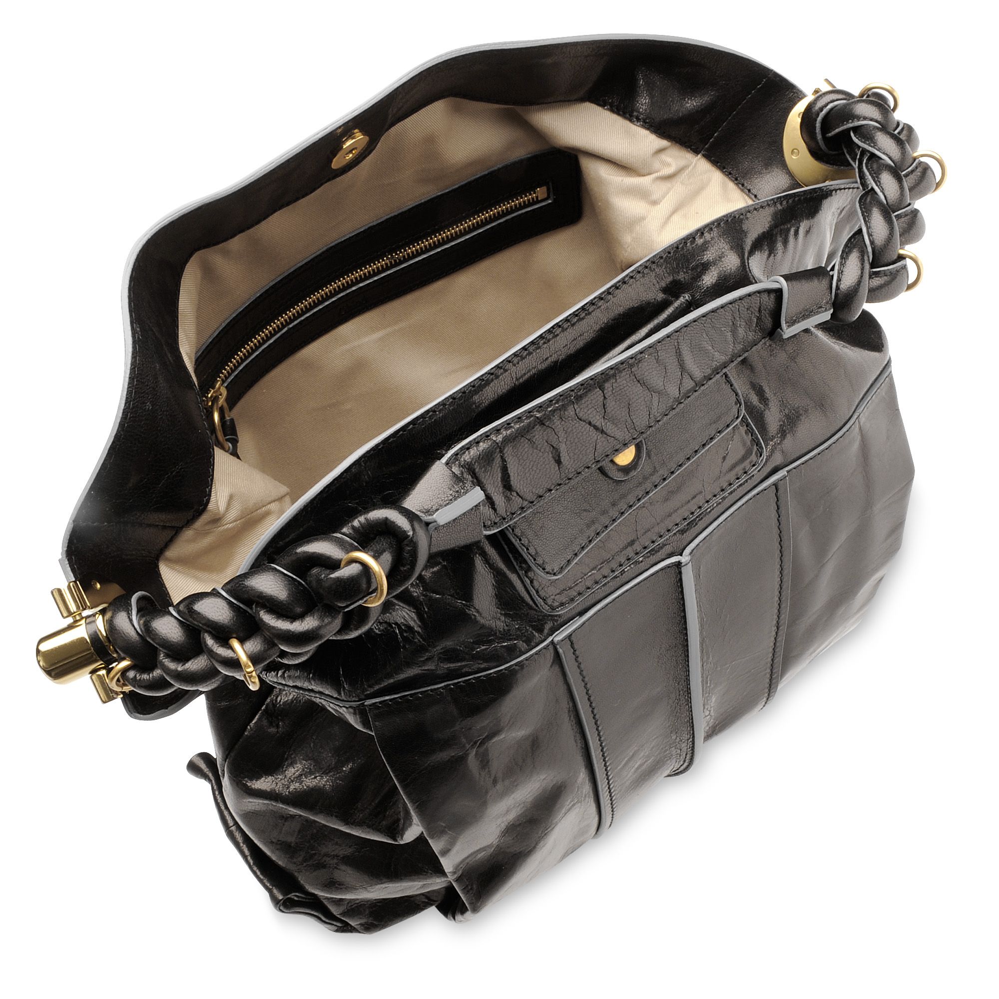 Chlo Heloise Hobo Bag in Black | Lyst  