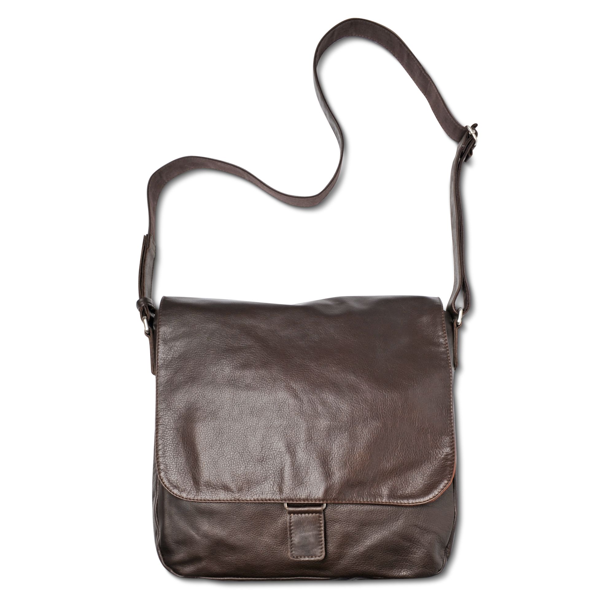 Jost Large Mono Messenger Bag in Brown | Lyst