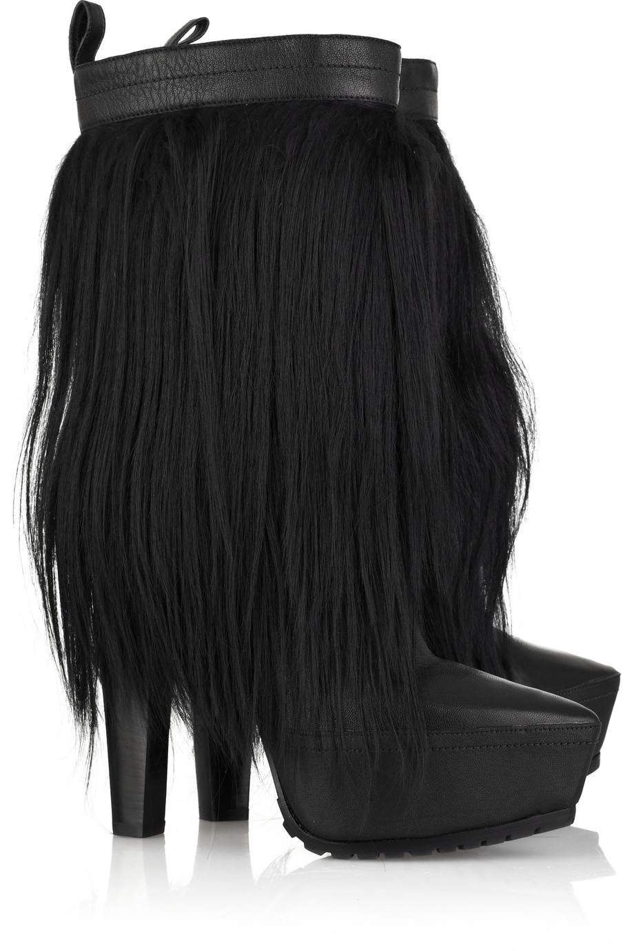 shaggy fur ugg boots