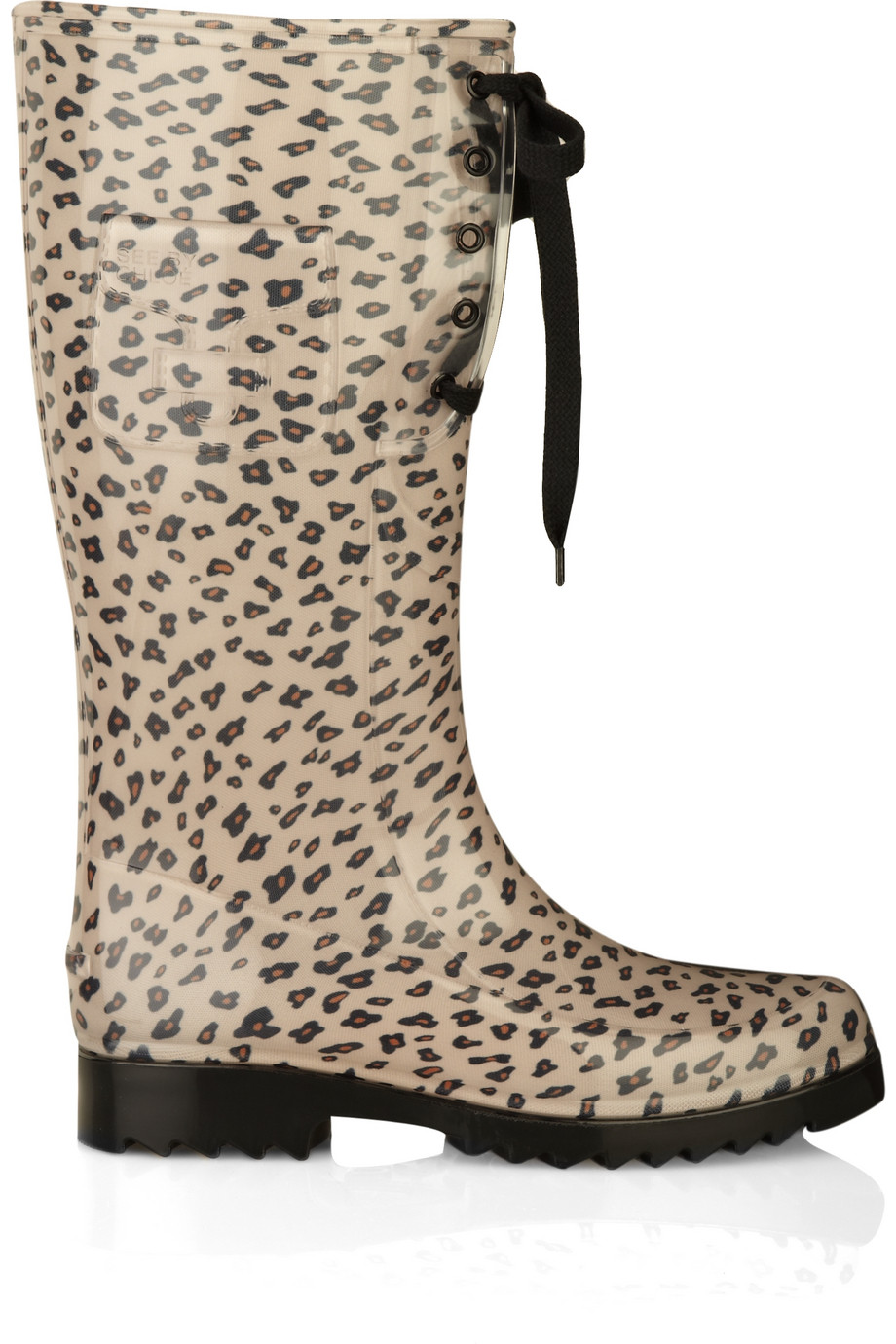 See By Chloé Lace-up Wellington Rain Boot - Lyst