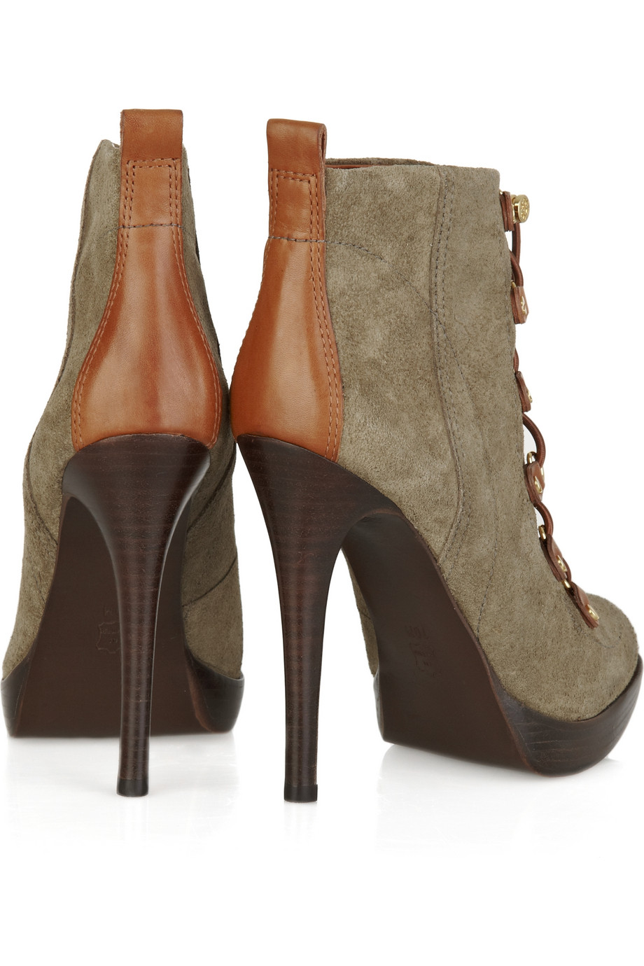 tory burch ruby leather ankle boots