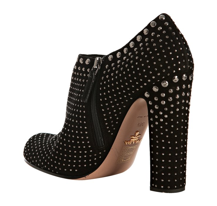 prada rhinestone heels