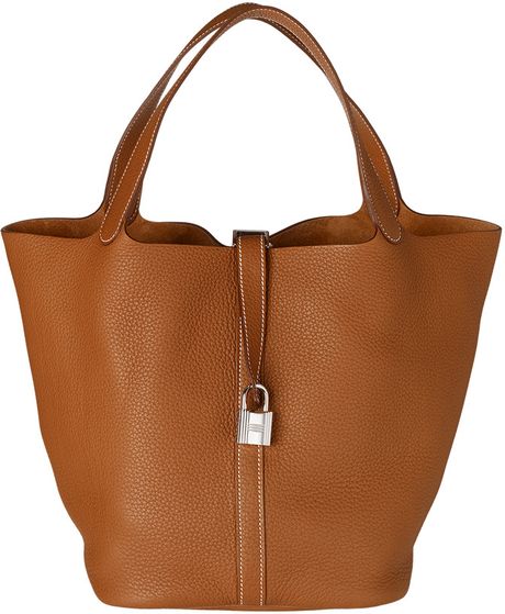 Hermès Picotin Lock Bag in Brown (gold) | Lyst
