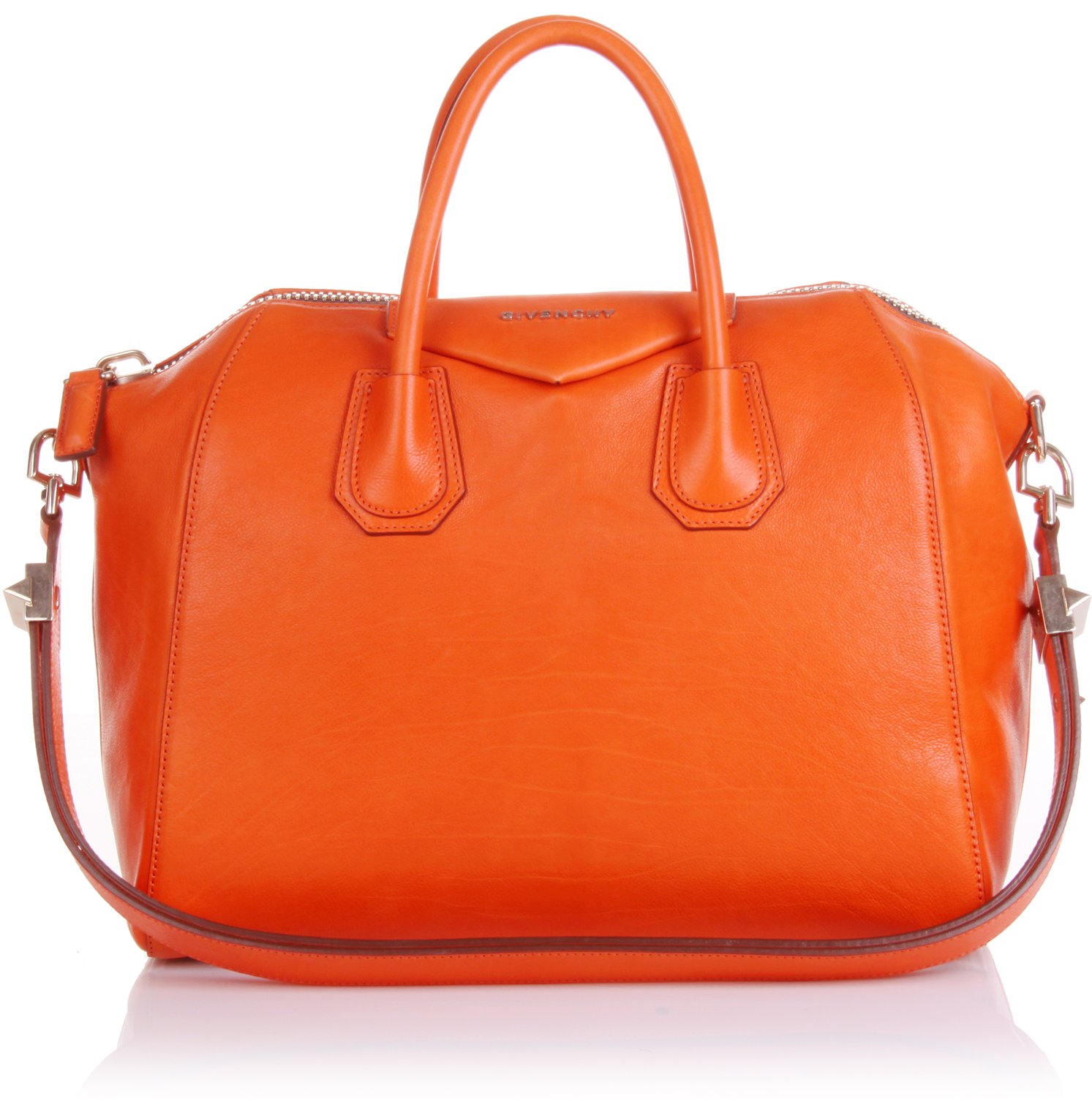 Givenchy Antigona Medium Bag in Orange | Lyst