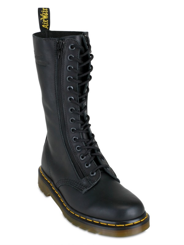 Dr. Martens 14 Eye 2 Zip Boot (women) in Black | Lyst