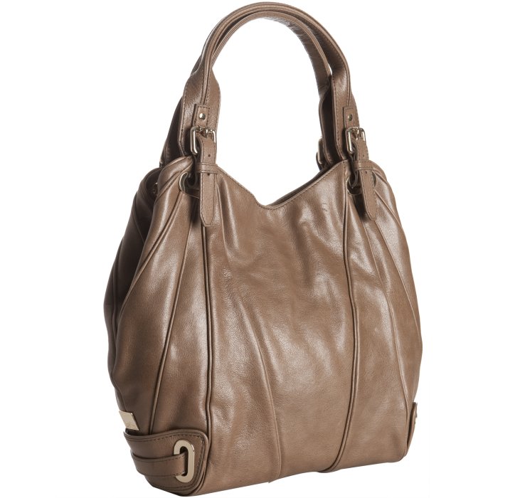 Kooba Mocha Leather Lindsey Seamed Tote Bag in Brown (mocha) | Lyst