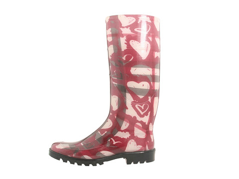burberry heart rain boots
