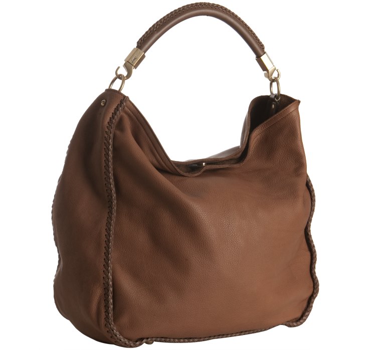 Saint laurent Cognac Leather Roady Hobo in Brown (cognac) | Lyst  