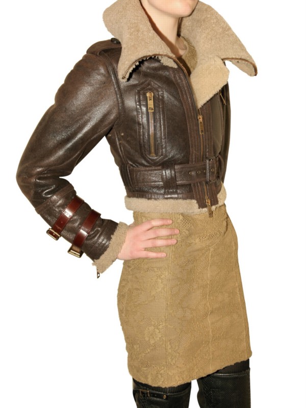 burberry prorsum shearling aviator jacket