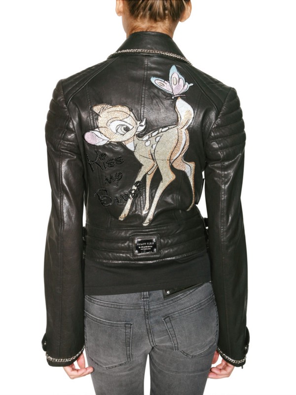Philipp Plein Swarovski Bambi Leather 