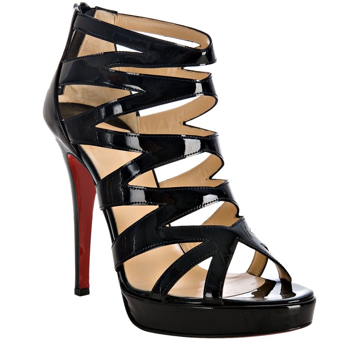 louboutin black sandals