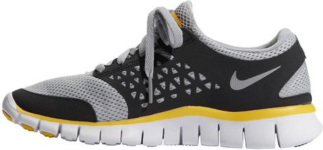 Nike Livestrong™ Free Run+ Running Shoe (women) in Gray (metallic ...