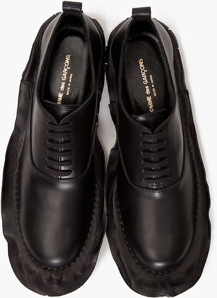 Comme Des Garçons Steer Shoes in Black | Lyst