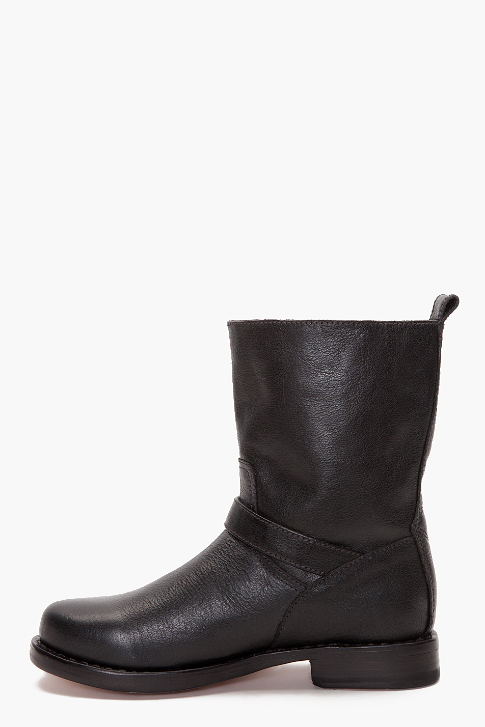 Rag & Bone Leather Moto Boot in Black - Lyst