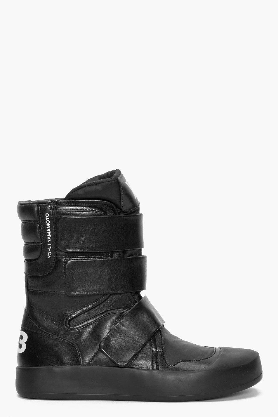 black sneaker boots