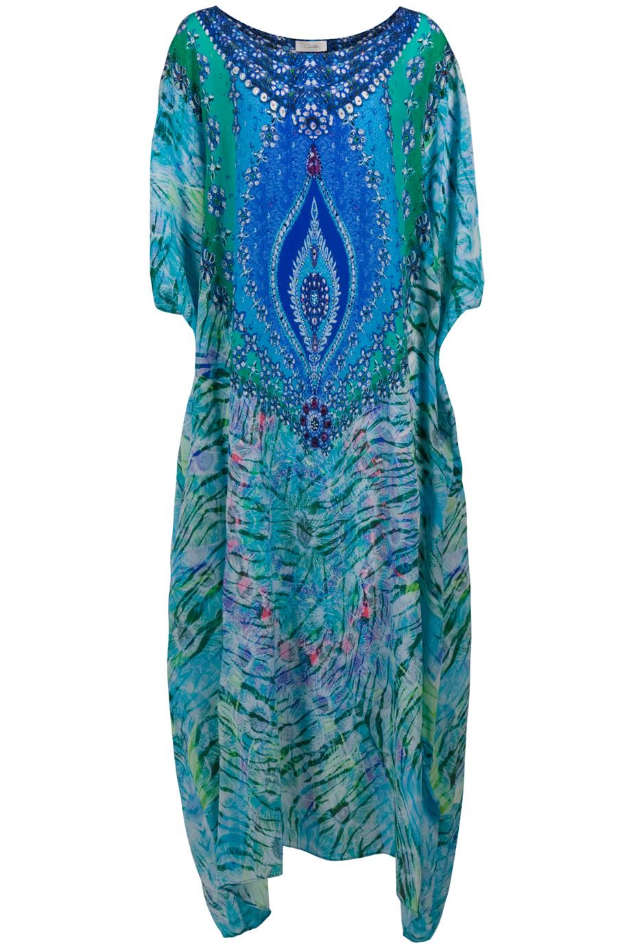 camilla kaftan blue