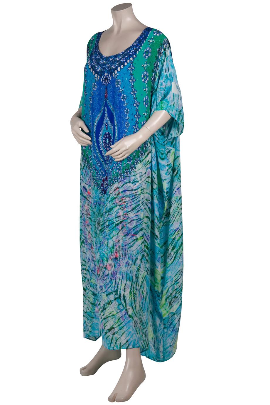 camilla kaftan blue