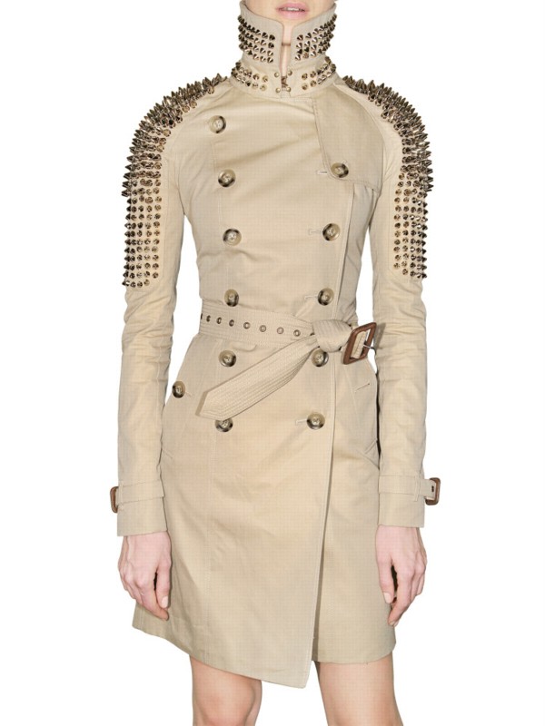 Total 32+ imagen burberry studded trench