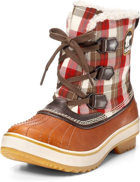 Sorel Tivoli Low Snow Boots in Red (Moccasin Chili) | Lyst
