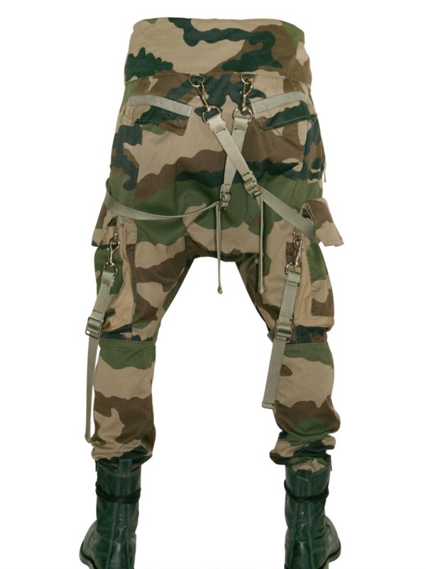 balmain camo pants