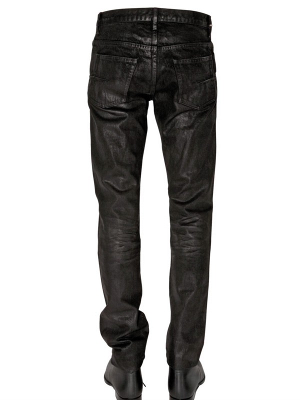 Dior Homme 19cm Holy Night Coated Jeans in Black for Men - Lyst