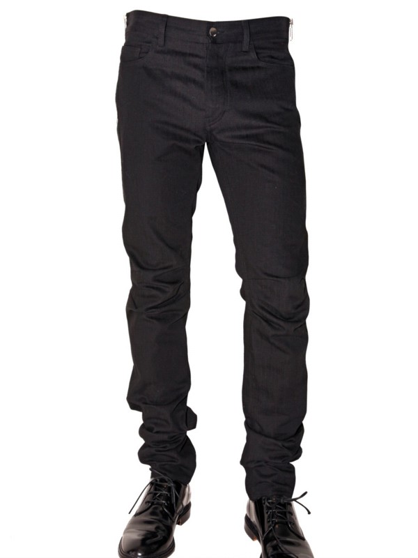 Marc Jacobs Side Zip Denim Jeans in Black for Men | Lyst