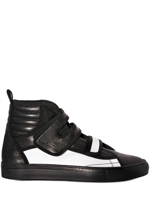 bestøver Jobtilbud klasse Raf Simons Velcro Straps Sneakers in Black for Men | Lyst