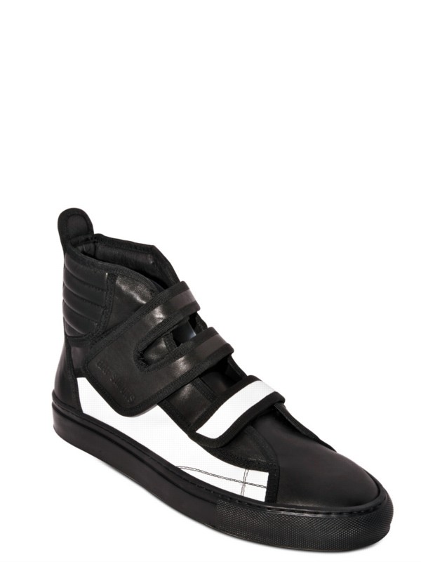 Raf Simons Velcro Straps Sneakers in Black for Men - Lyst