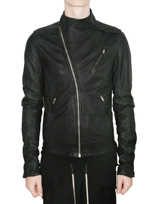lambskin leather jacket rain