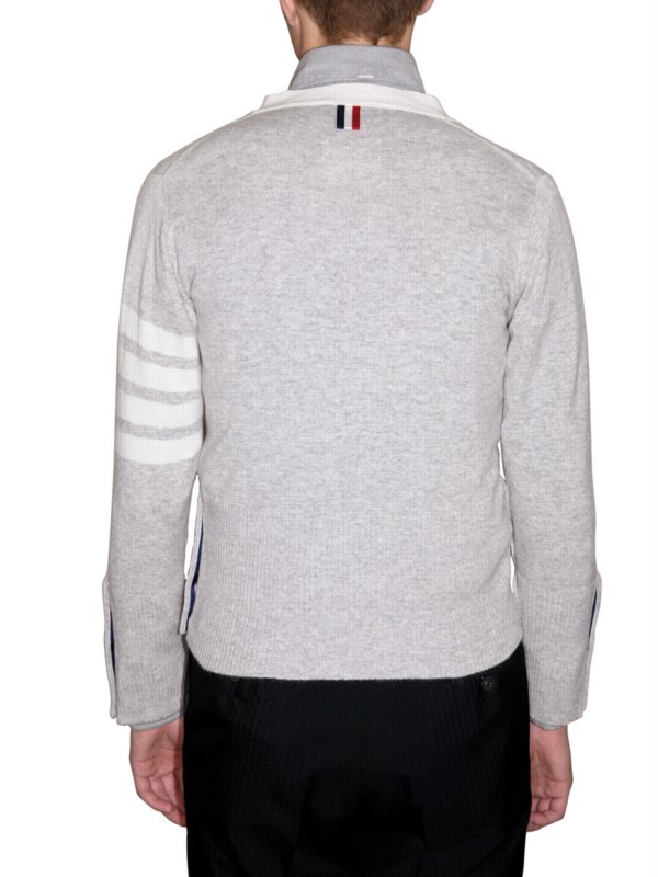 thom browne grey sweater