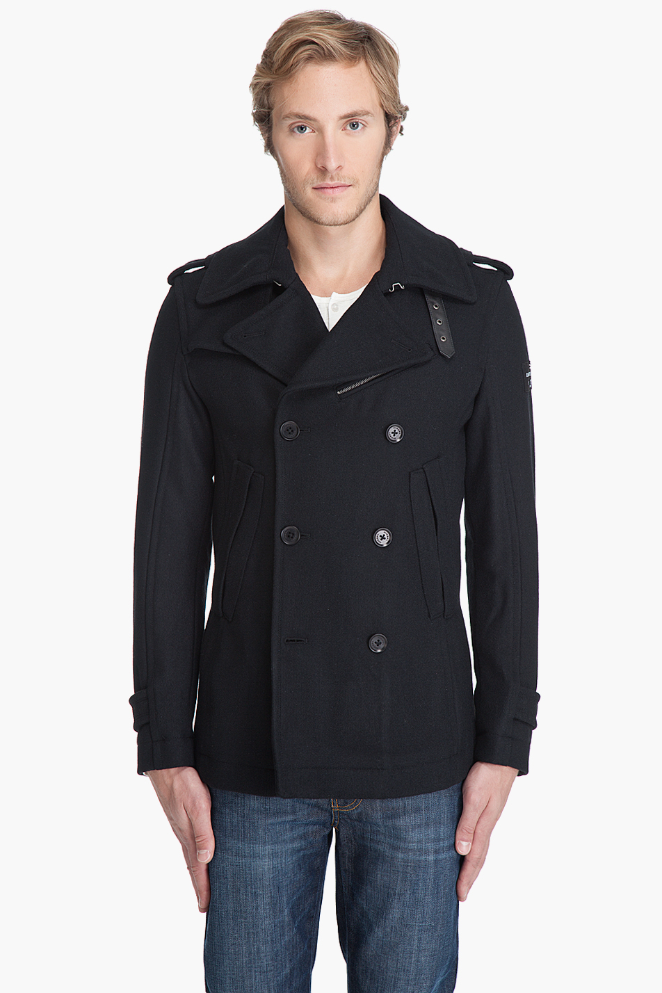 Diesel Wittor Peacoat In Black For Men Lyst