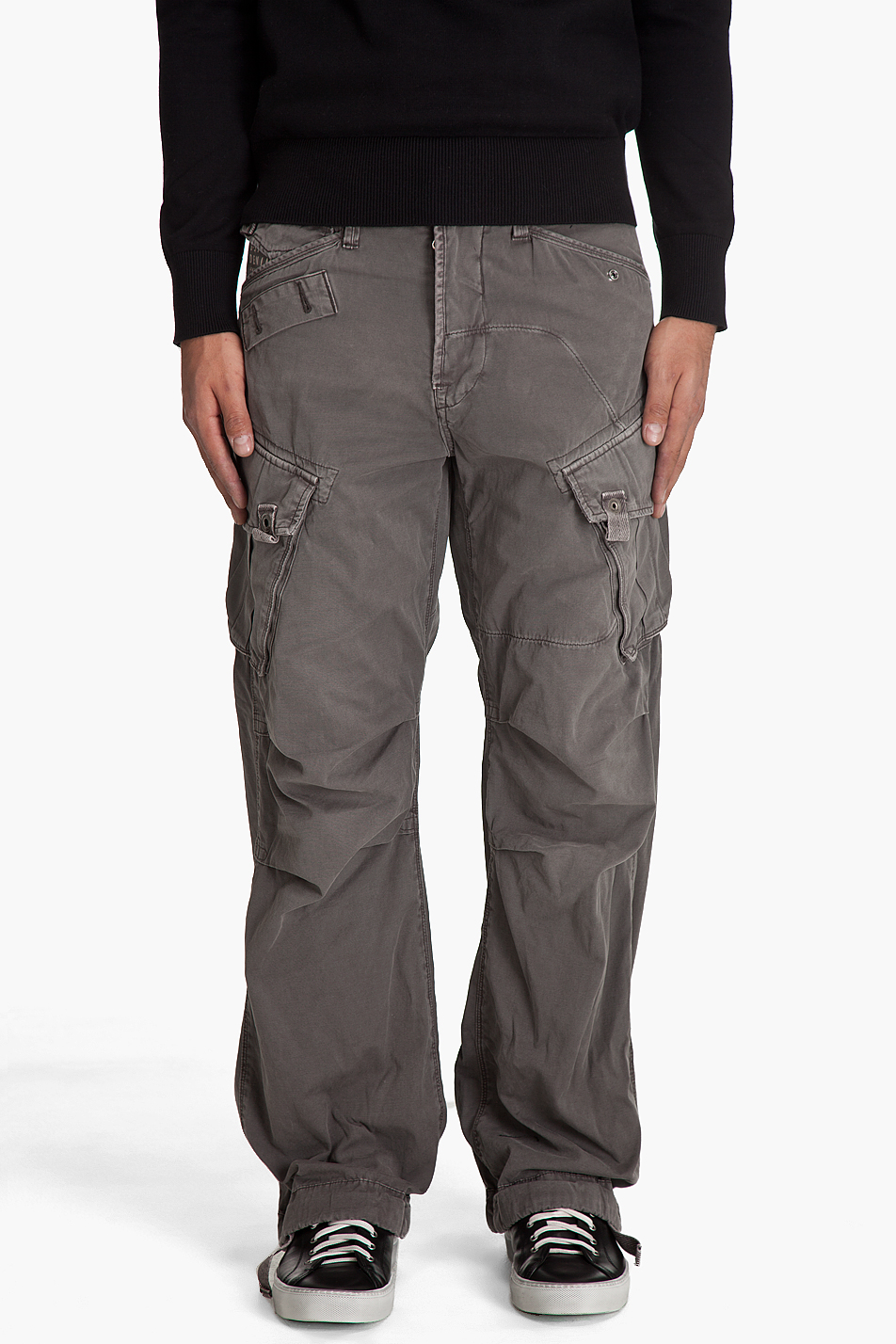 brown slim fit cargo pants